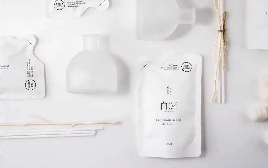 [리필] 순백수 히노키 디퓨저 150ml 리필 3종 택 1 (리프/우드/로즈+리드스틱 포함) 상세페이지 4
